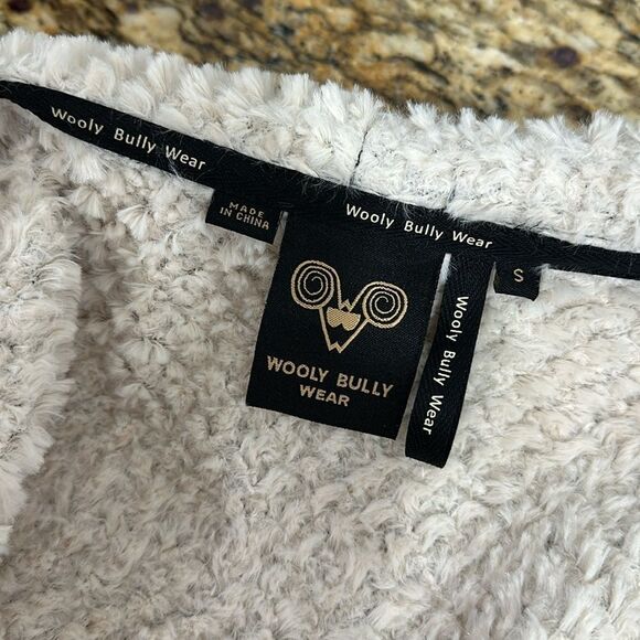 Wooly Bully Women's Black Wonderful Wrap Open Front Jacket Size S - Picture 5 of 9